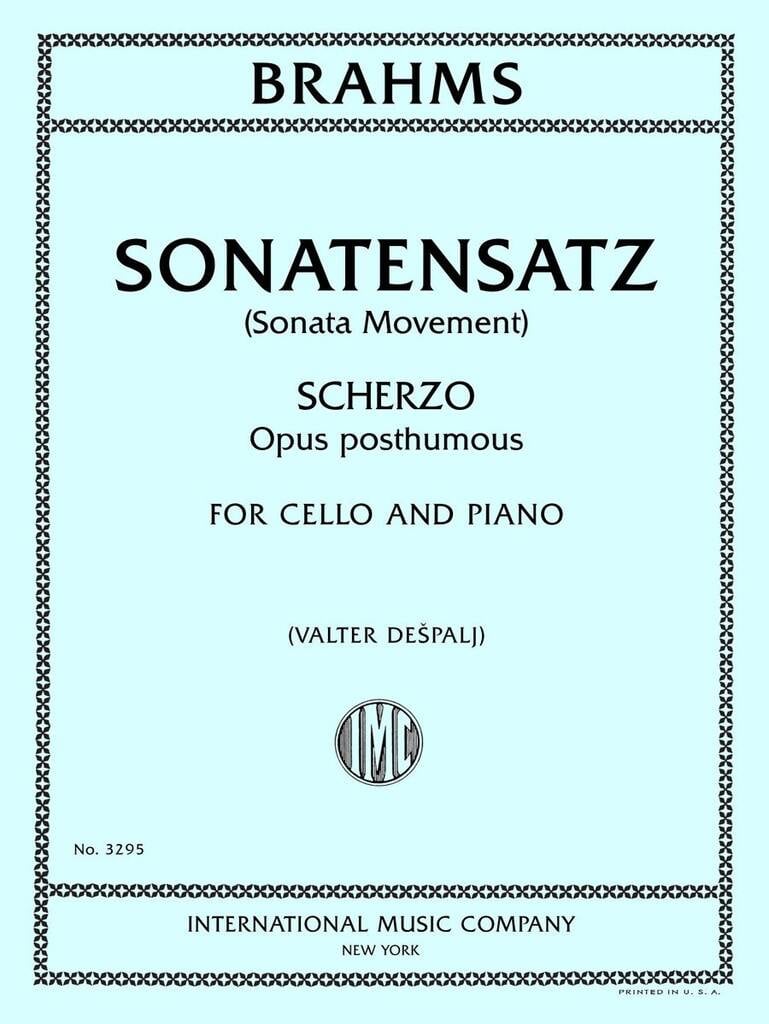 Sonatensatz (Scherzo) Op. Post.